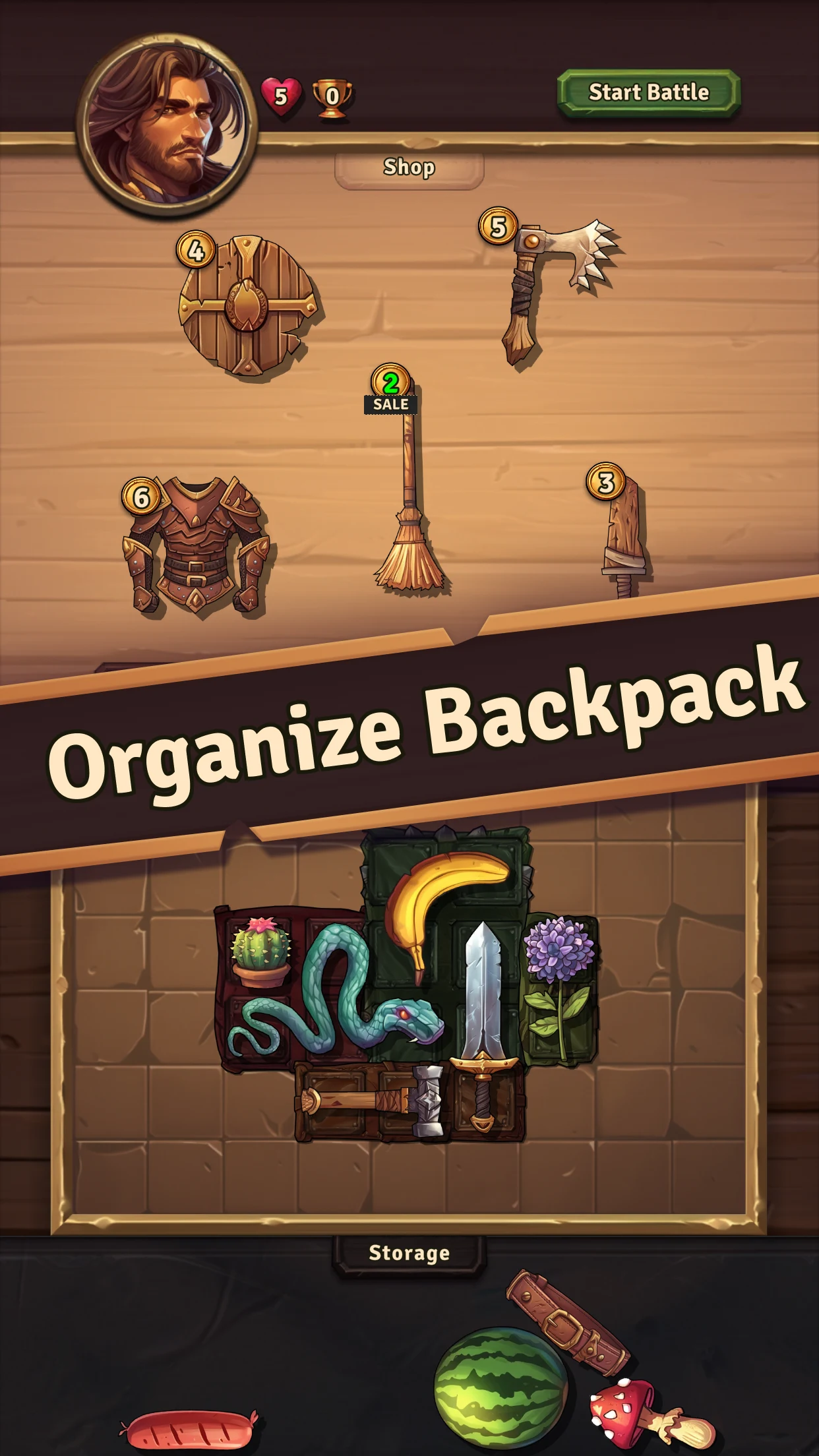 Backpack Brawl — Hero Battles screenshot
